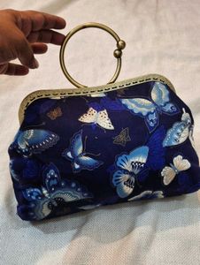 Vintage Butterfly Clutch Bag