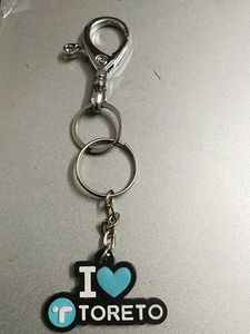 " I 💙 Toreto Keychain With a Hook Keyring