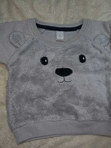 Cozy Bear Face Sweatshirt