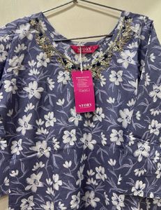 Story Floral Embroidered Kurta