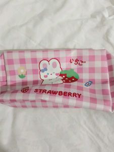Kawaii Strawberry Bunny Pouch