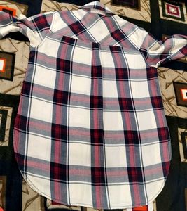 Plaid Button-Down Shirt