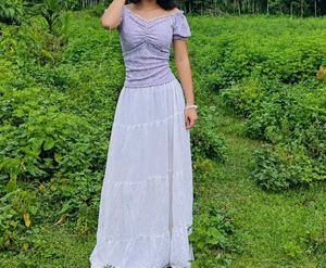 Sweetheart Puff Sleeve Ruched Top