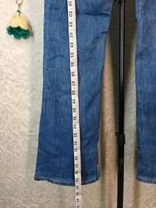ZARA Flared Blue Denim Jeans