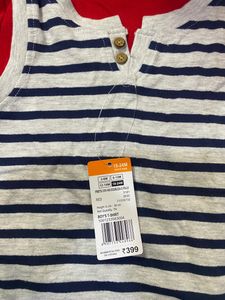 Boys Red High Neck Tshirt