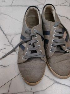 Grey Casual Sneakers
