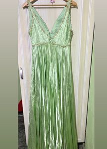 Apple Green Ethnic Gown