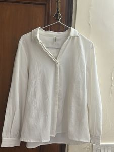 Classic White Textured Shirt
