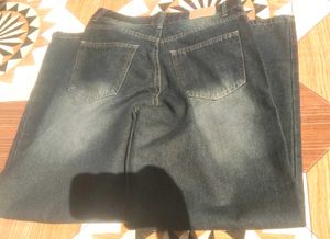 Dark Wash baggy Denim Jeans
