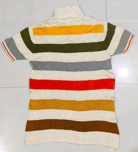 Striped Polo T-shirt
