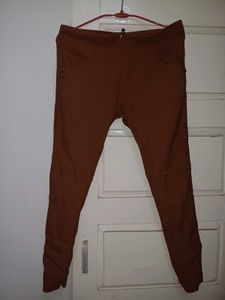 Stylish Brown Slim Fit Pants