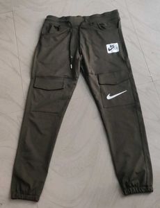 Nike Air Men's Olive Green Cargo Joggers