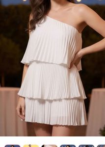 Berrylush white short dress