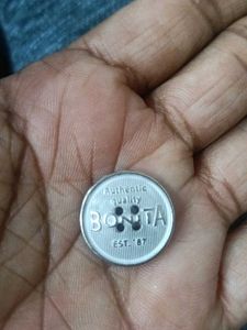 9 piece bonta est. 87  silver metal button (