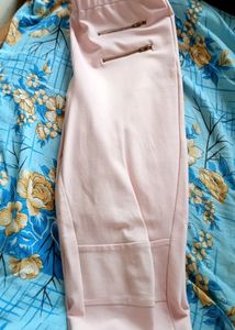Moda Elementi Baby Pink Elasted Pants For Girls