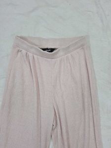 Max Comfortable Ribbed Wide-Leg Pants