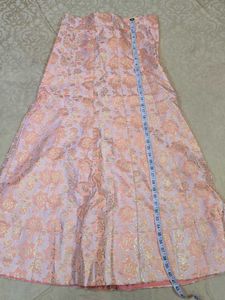 Anusnka sharma wedding Pink Brocade Lehenga