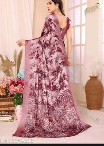 Beautiful Floral Print Saree