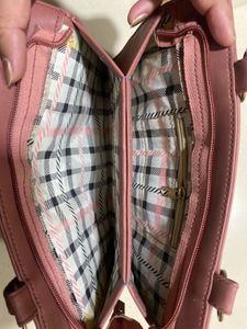 Chic Muave Pink Small Handbag