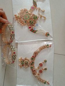 combo of bangles and necklace Elegant Ethnic Jewel
