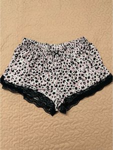 Cute Leopard Print Pajama Shorts