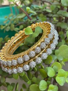 Exquisite Diamond looking Designer Bangles