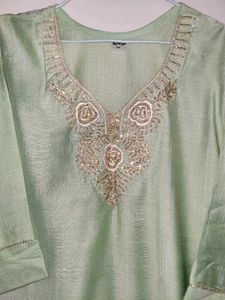 Elegant Embroidered Kurta Set