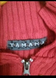 Ribbed Zip-Up Sweater