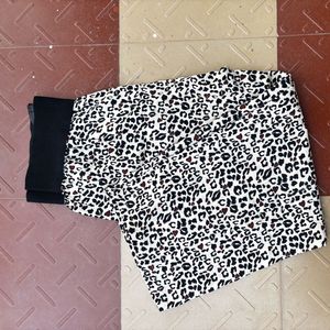 Animal Print Culottes