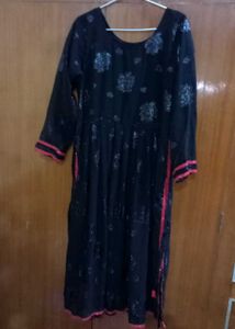 Naira Cut Black kurti❤️