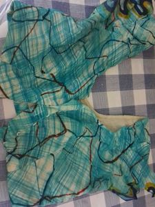 Colorful Abstract Print saree