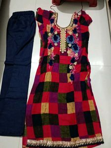 Elegant Embroidered Kurta Set