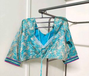 Stunning Blue &amp; Pink Lehenga Choli
