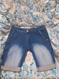 Men's Blue Denim Shorts