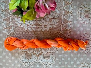 Vibrant Orange Dupatta