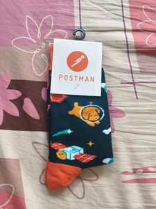 Cute Dog Space Print Socks