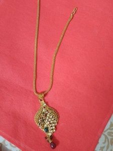 Gold-Tone Pendant Necklace