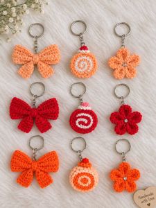 Handmade Crochet Keychain Set