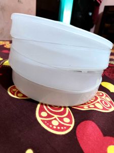Sprout container 🌱Vintage White Round