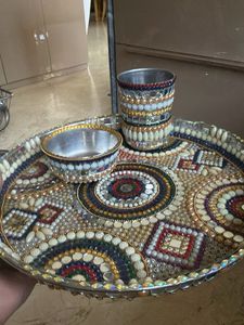 Decorative Pooja Thali Set