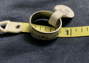 Unisex Glow-in-the-Dark ECG Ring