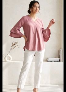 Elegant Bell Sleeve Top