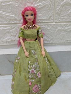 Beautiful Lehenga Choli Set for barbie