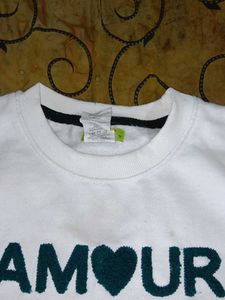 Amour Two-Tone Sweatshirt