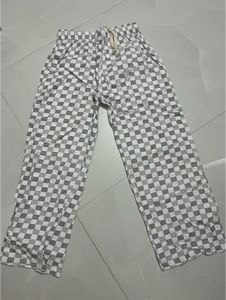Checkered Casual Pants