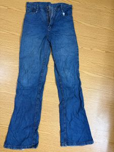 Women's Blue Flare Jeans