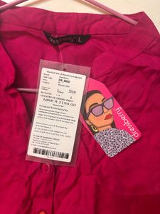 Dressberry Bright pink shirt