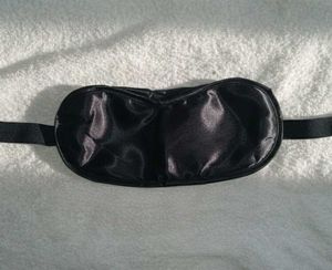 Unisex Satin Padded Sleep Mask w/ Velcro Strap