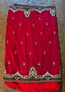 Heavy Embroidered Saree