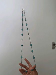 Turquoise Beaded Long Necklace